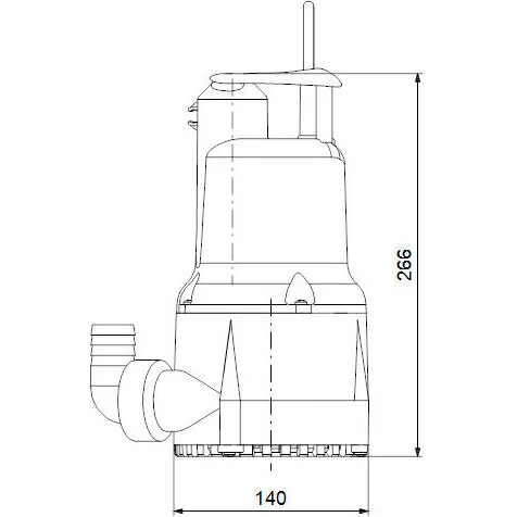 Насос Grundfos KPC 24/7 210 дренажный 98851057 Насос Grundfos KPC 24/7 210 дренажный 98851057